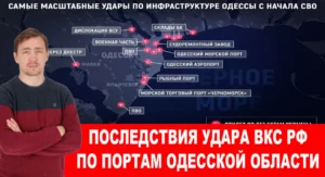 Дмитрий Василец: Последствия ракетной атаки ВКС РФ на Одесские порты